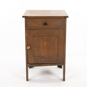 Disc Record Cabinet w/Drawer