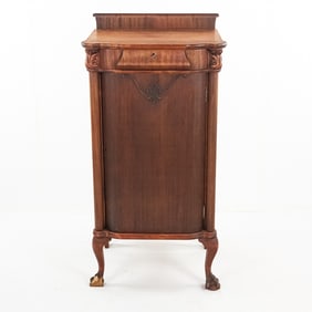47351Mahogany Sheet Music Cabinet
