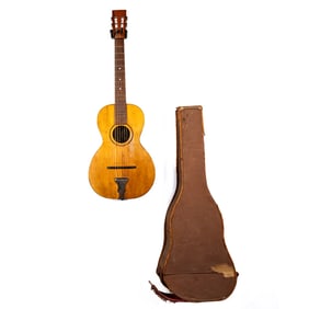 Antique Sylvia Parlor Guitar w/Original Case