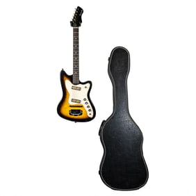 Harmony H617 Bobkat Electric Guitar w/Case