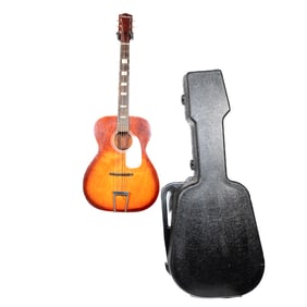 Silvertone Acoustic Guitar w/Case