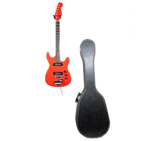 Vintage 1960s Electric Guitar w/Case