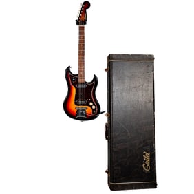 Vintage Conrad Electric Guitar in Guild Case