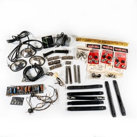 4 Vintage Amp Foot Pedals and Misc. AMP Goodies