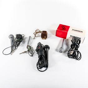 Box of Misc. Vintage Working Microphones