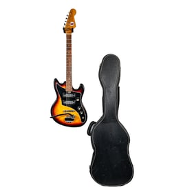 Rare Japanese Teisco Del Rey Electric Guitar