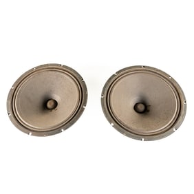 Pair 1961 Blonde Fender Bassman Speakers