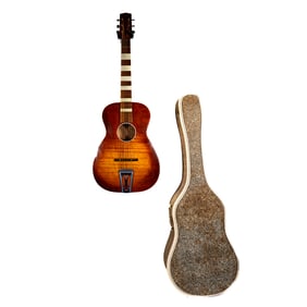 Vintage 1960s Harmony Acoustic Guitar w/Case