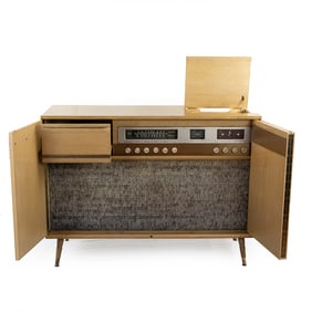 1957-58 Silvertone Custom Medalist Console Stereo