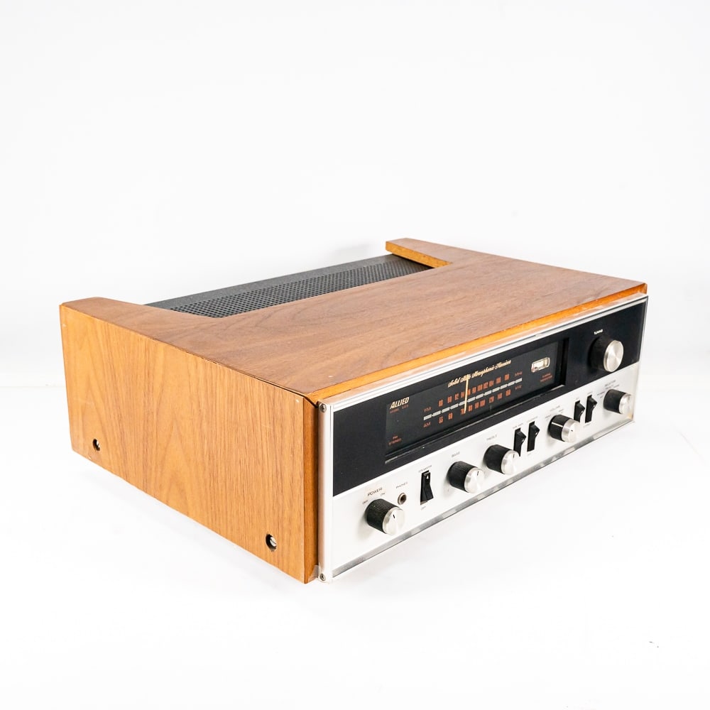 Vintage Allied 355 Stereo Receiver - Wood Case (1 of 6)