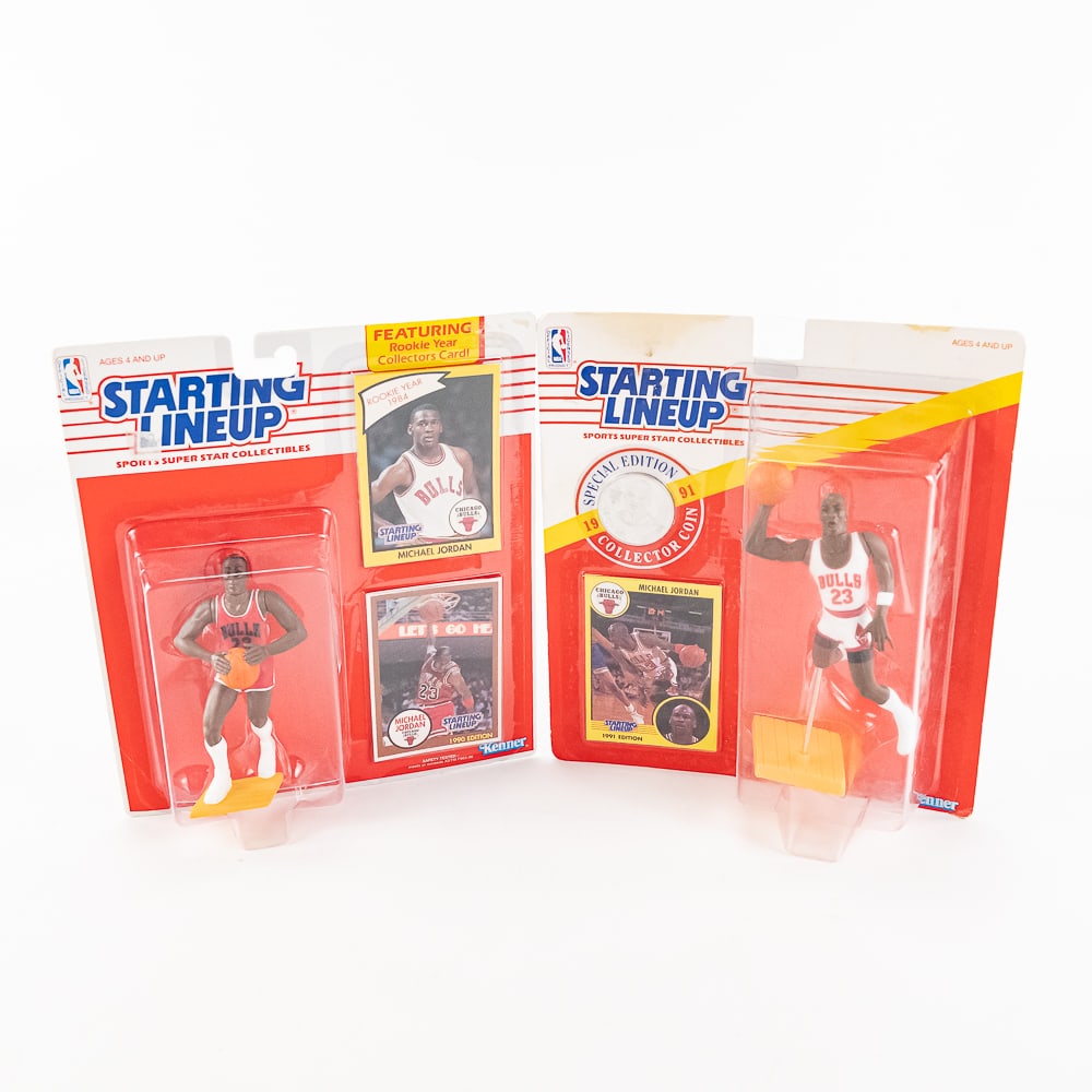 1990 Jordan Rookie & 1991 Jordan Starting Lineup (1 of 12)