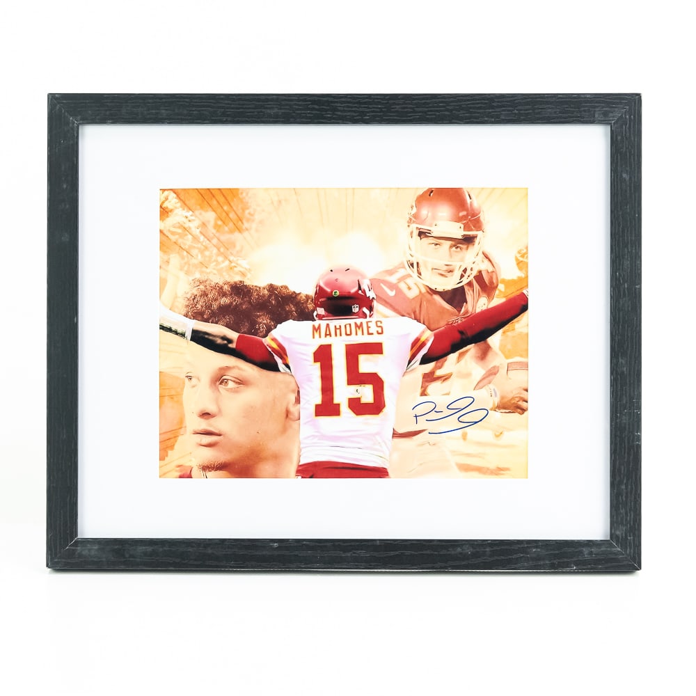 Patrick Mahomes Autographed KC Chiefs Photo w COA (1 of 3)
