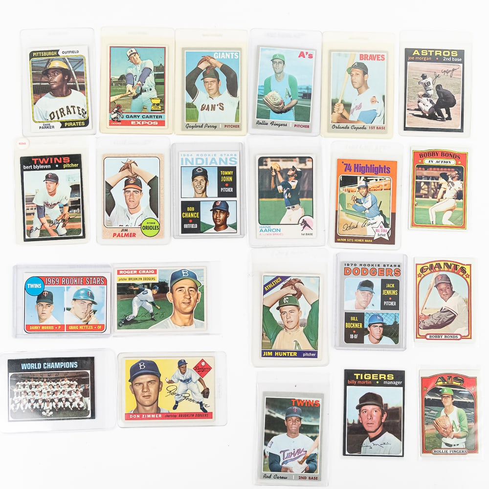 Aaron Buckner Carew Martin Morgan + Baseball Cards (1 of 5)