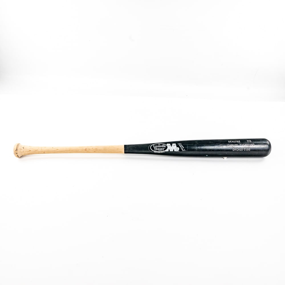 Carlos Zambrano Game Used Louisville Slugger Bat (1 of 13)
