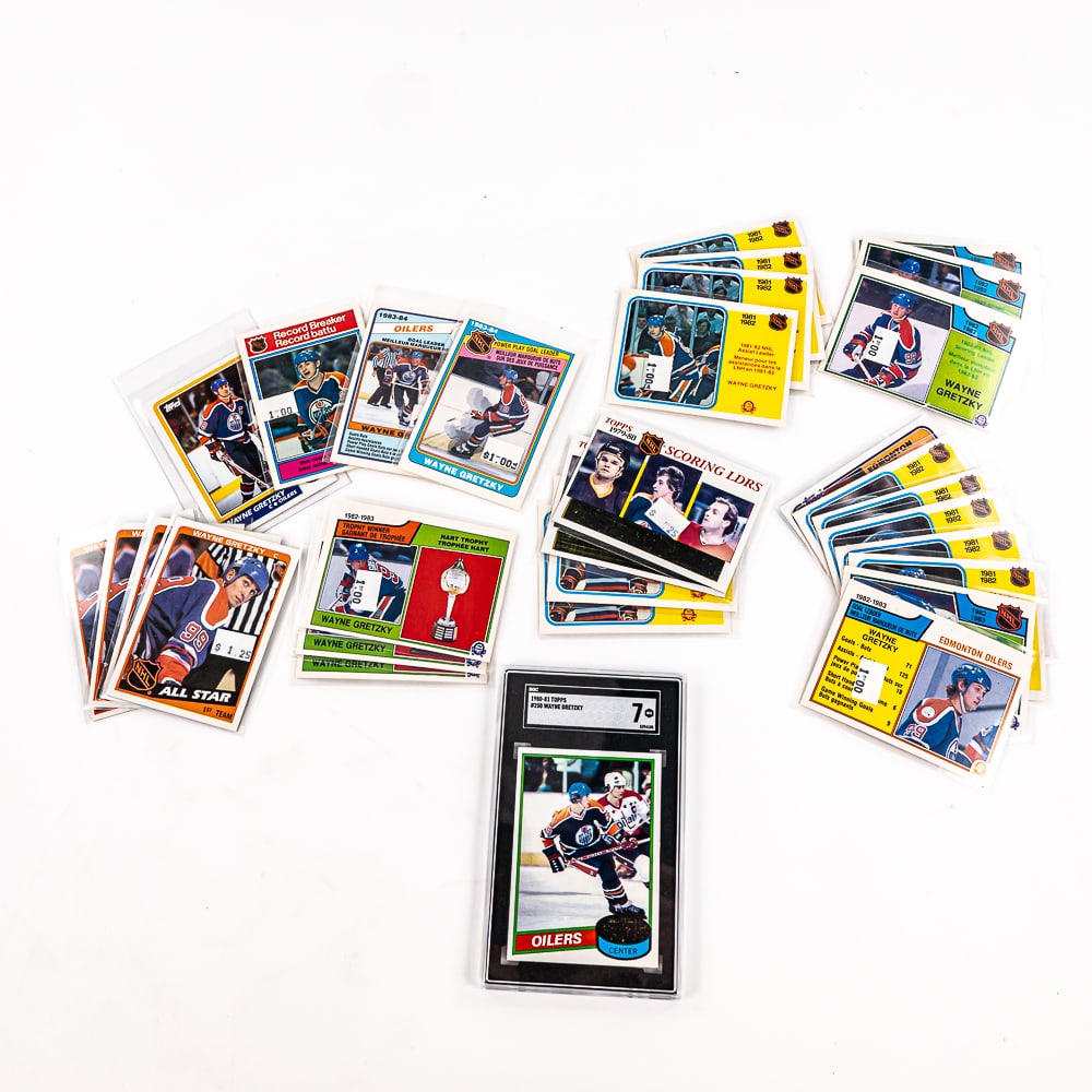 1980-81 Topps #250 Wayne Gretzky SGC 7 & More (1 of 5)