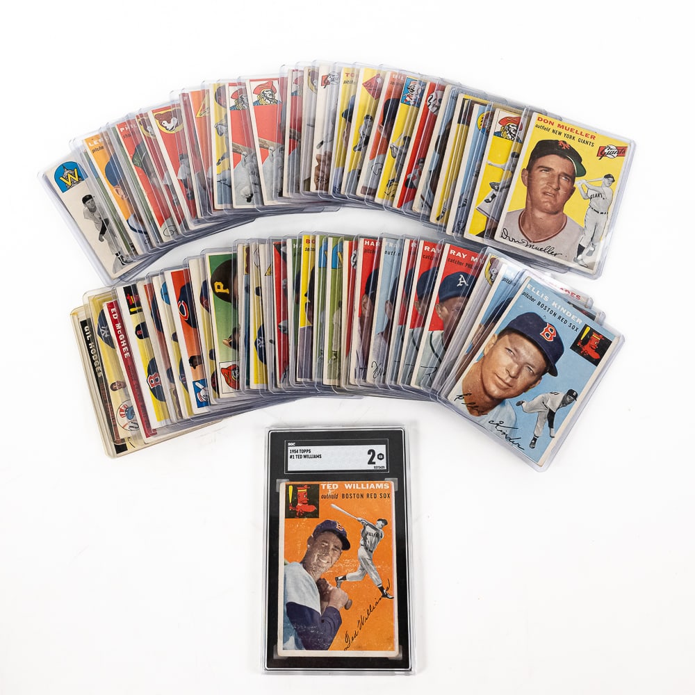 1954 Topps #1 Ted Williams SGC 2 HOF & More (1 of 6)