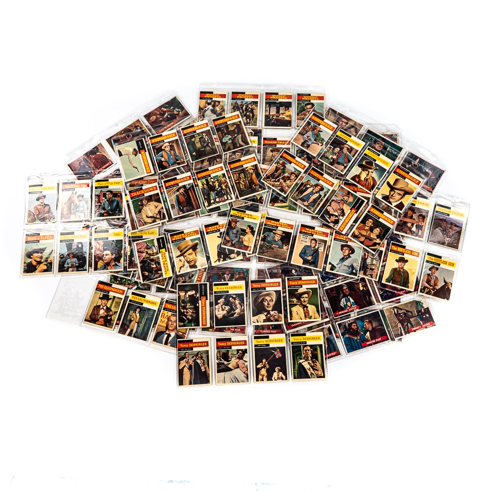 1957 Robin Hood & 1958 Gunsmoke Card Complete Sets (1 of 9)