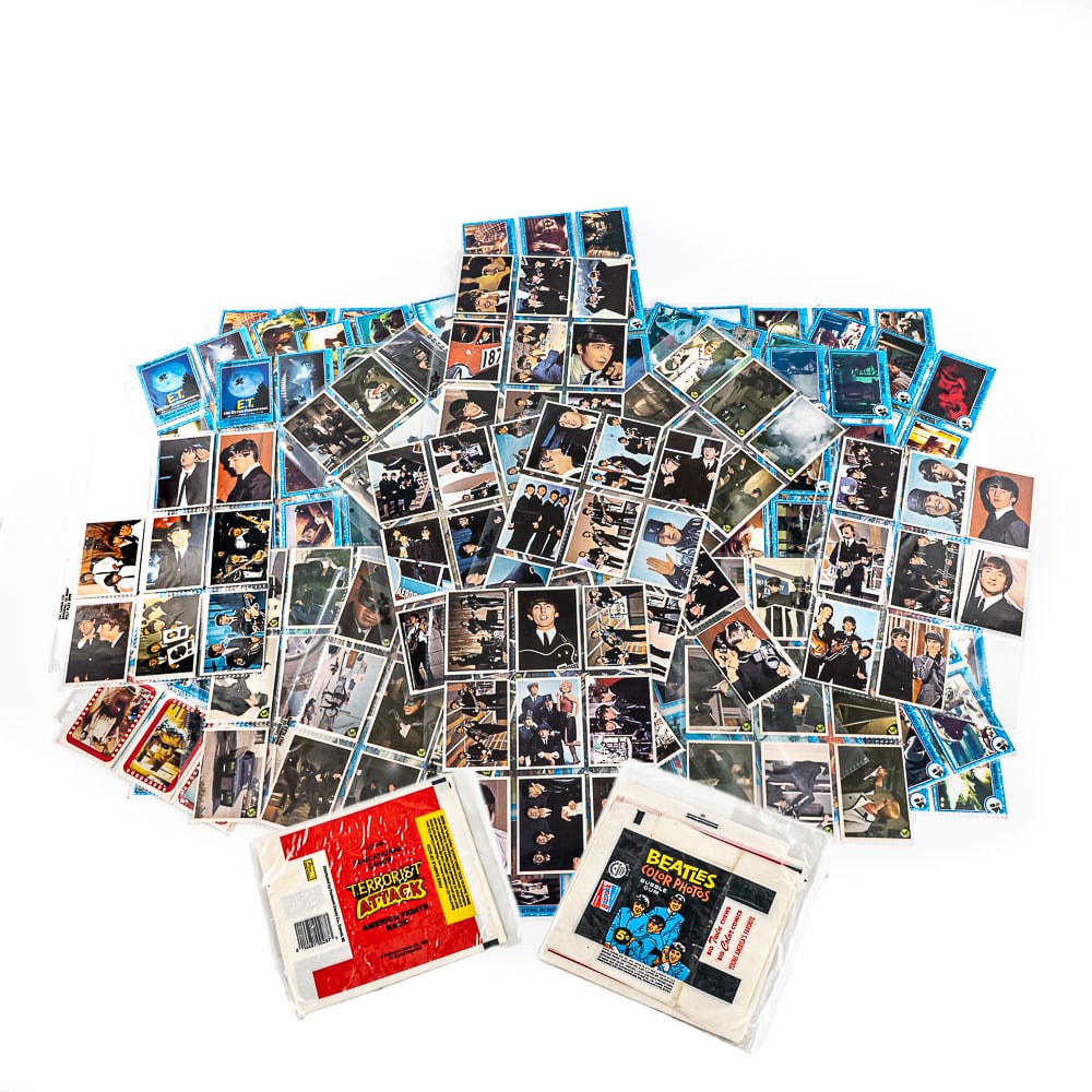 Vintage Beatles Diary Zoro & E.T Trading Card Sets (1 of 15)