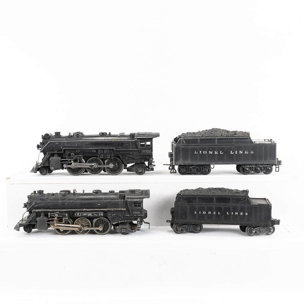 Lionel #225 & #1666 Engines w #2425 #2466 Tenders (1 of 13)