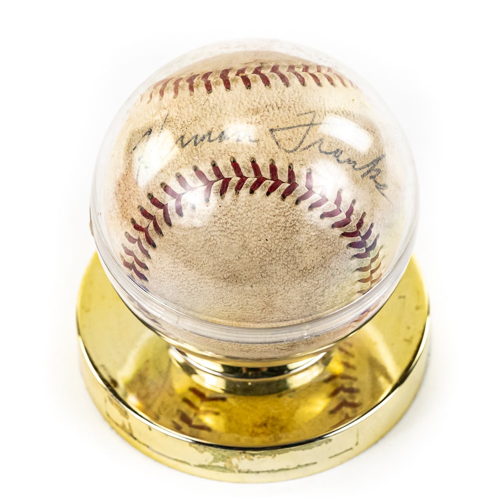 Willie Mays & Herman Franks Autographed Baseball (1 of 4)