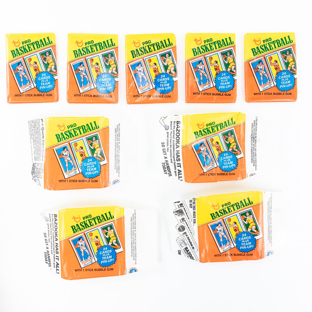 (5) Unopened 1980-1981 Topps Basketball Wax Packs (1 of 6)