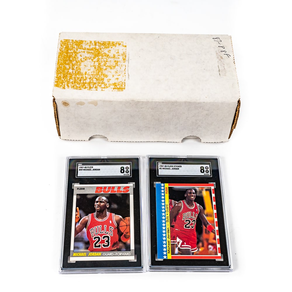 1987-88 Fleer NBA Basketball Complete Set wSticker (1 of 7)