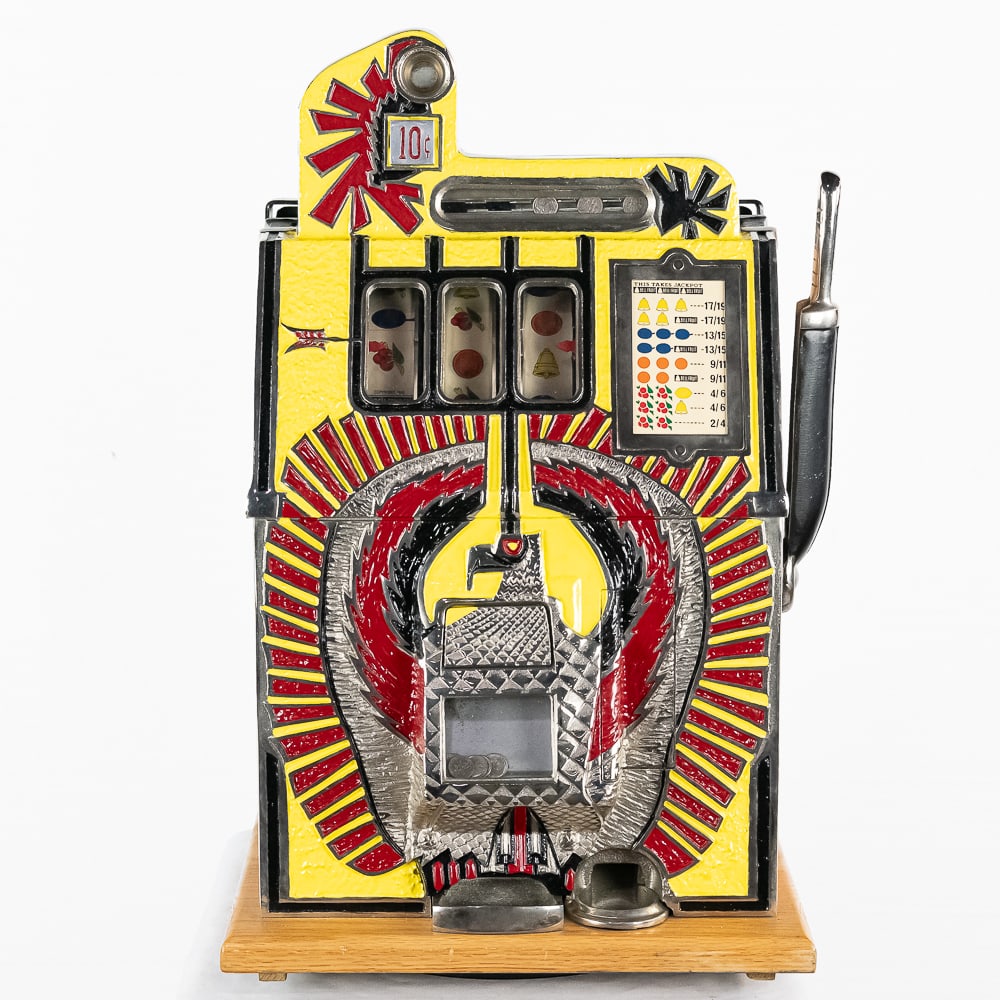 Mills War Eagle 10 Cent Slot Machine (1 of 12)