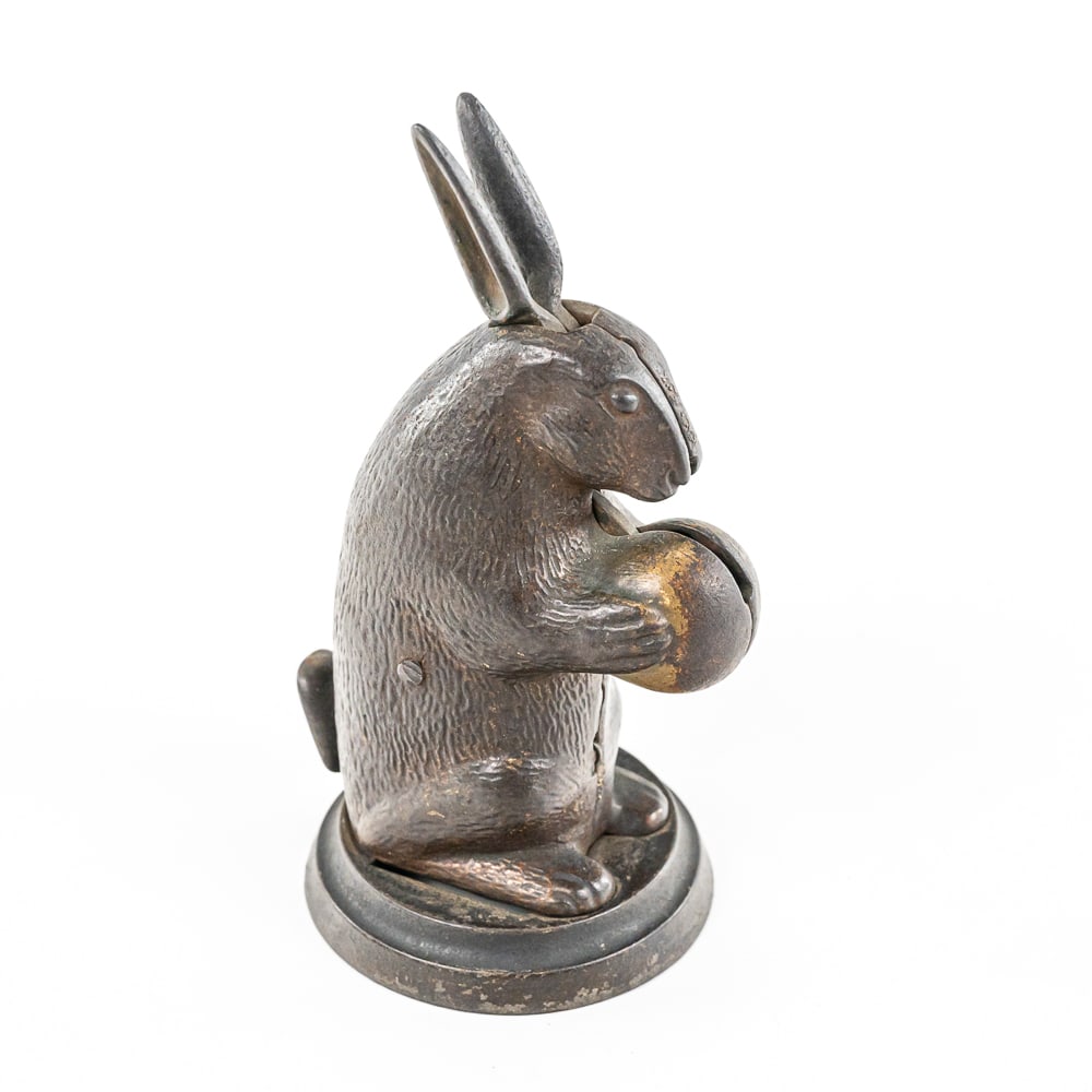 Original "Standing Rabbit" Cast Iron Mech. Bank (1 of 5)