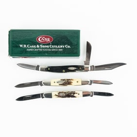 3 Assorted Case XX Collector Knives (2000s)