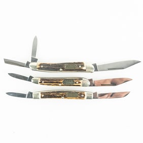 3 Black Forest/Explorer Solingen Folding Knives