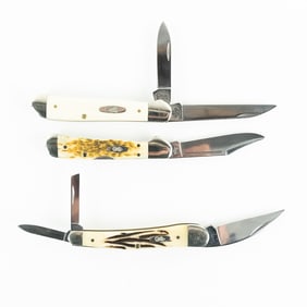 3 Assorted Case XX Collector Knives (2000s)