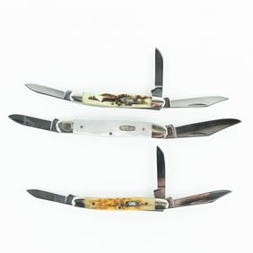 3 Assorted Case XX Collector Knives (2000s)