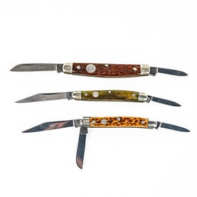 3 Boker Solingen Pocket Knives