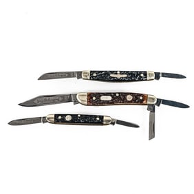 3 Boker Solingen Pocket Knives