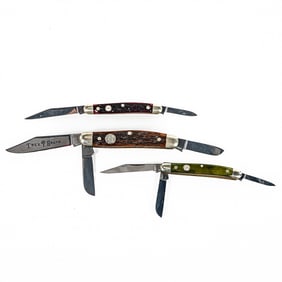 3 Boker Solingen Pocket Knives