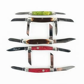 5 Queen Cutlery Pocket Knives