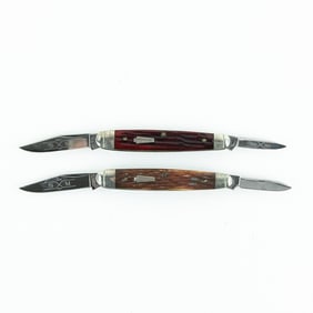 2 Schatt and Morgan Sleeveboard Pen Knives