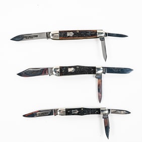 3 Winchester USA Pocket Knives