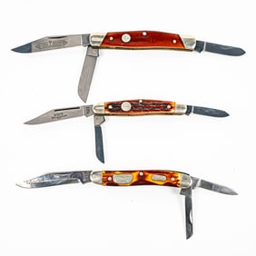 3 Boker Solingen Pocket Knives