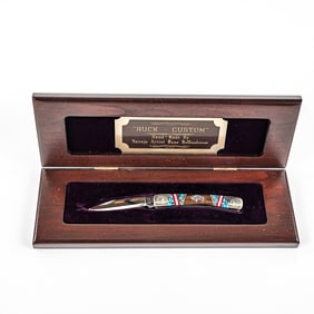 Buck Custom #704 David Yellowhorse Knife