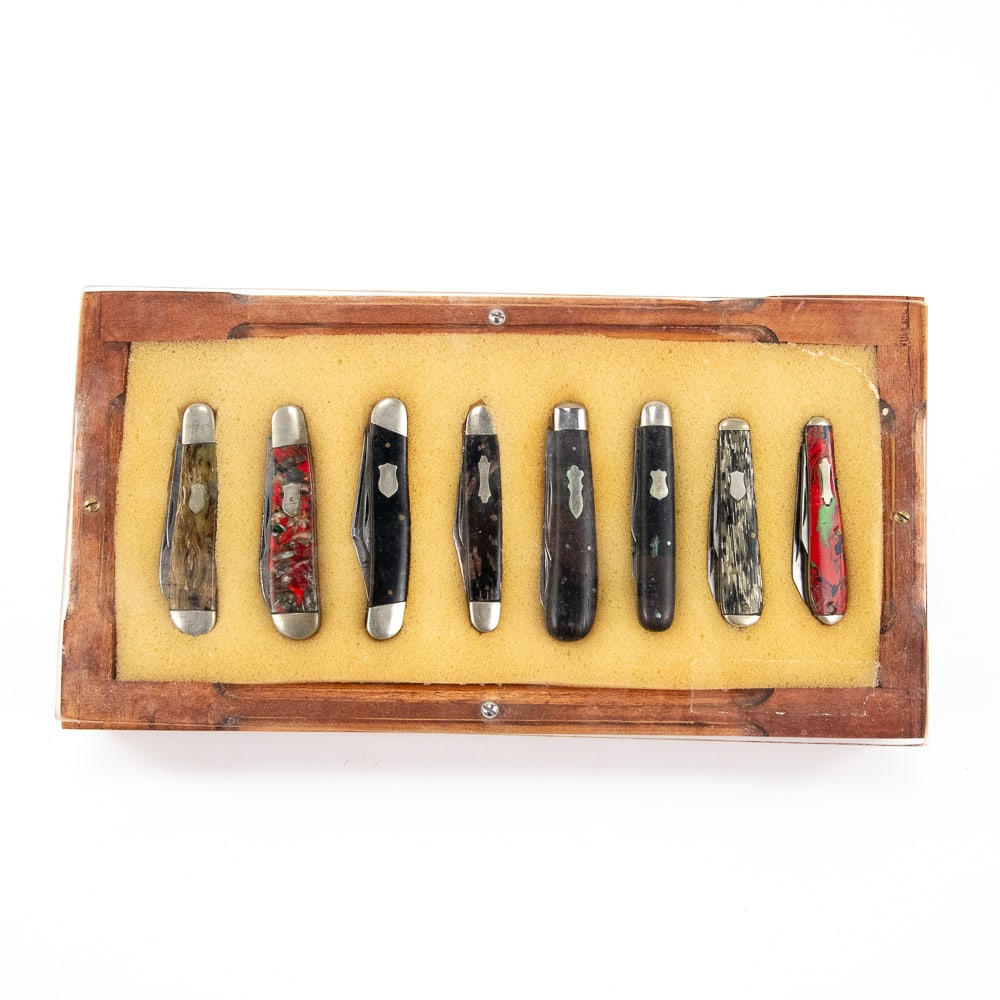 8 Imperial Family Vintage Folding Knives (1 of 5)