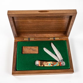 Case XX USA 7254 Wolf Dancer Trapper Knife