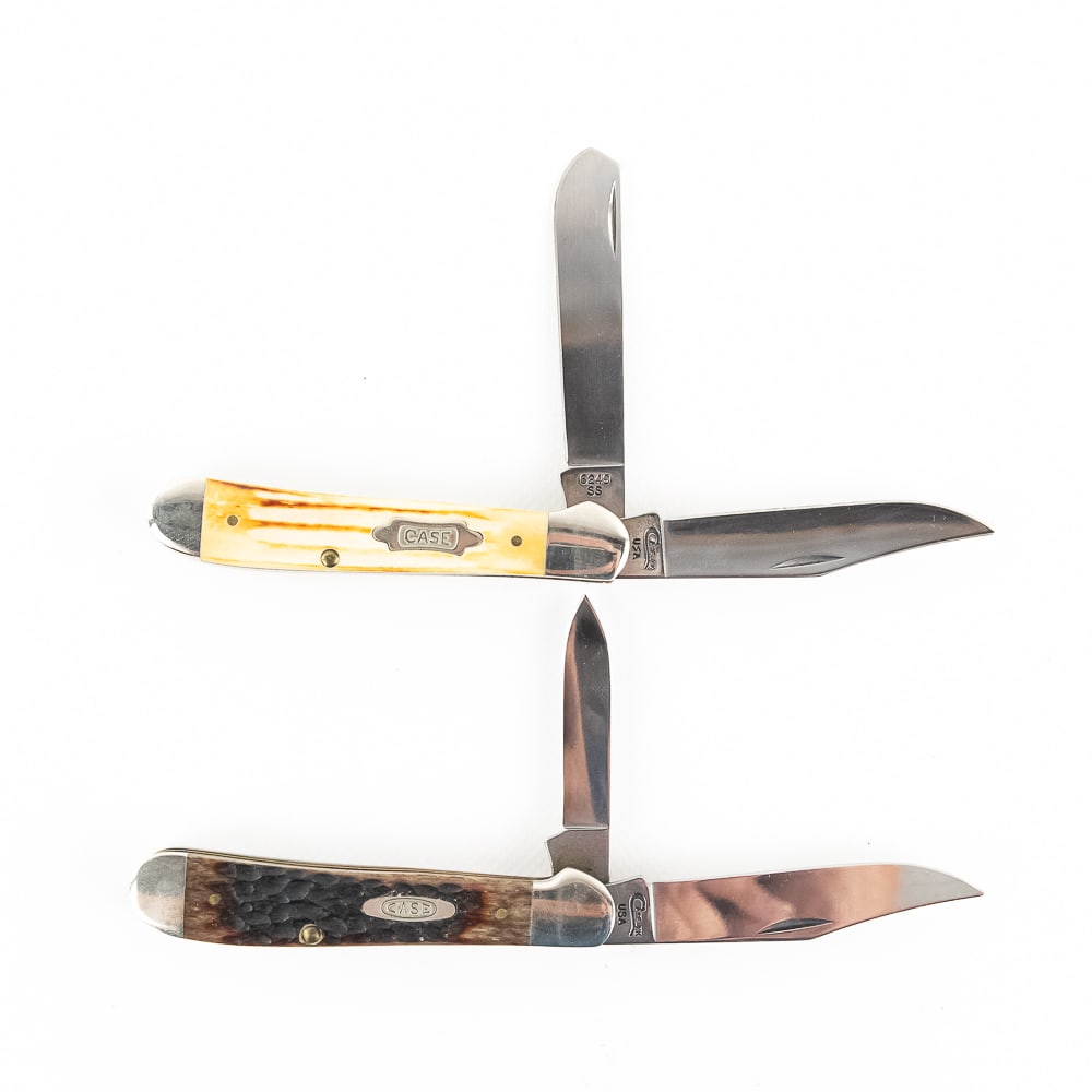 2 Case XX 6249 Copperhead Knives (1990s) (1 of 6)