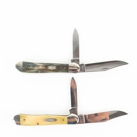 2 Case XX 6249 Copperhead Knives (1990s)