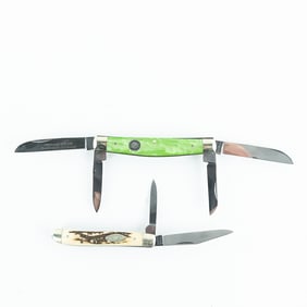 C Risner Indian Head and Bower Solingen Folders