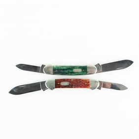 2 Case XX 62131 Canoe Knives (1990s)