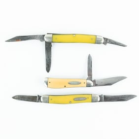 3 Antique Robeson Shuredge Pocket Knives