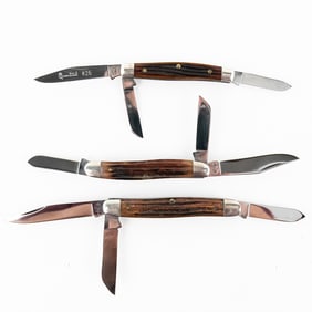 3 Queen Cutlery - 3-Blade Folders
