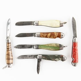 6 Hammer Brand Bowling Pin Miniature Knives