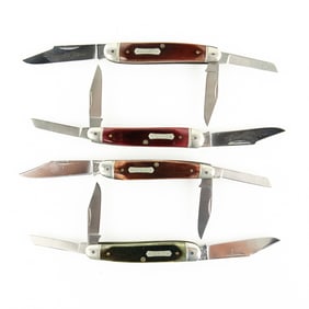 4 Schrade Walden 8041 Pocket Knives
